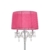 [lux.pro] Stehleuchte Stehlampe (3 x E14 Sockel)(165 cm x 45 cm) Chromfuss + Stoffschirm pink + Kristallbehang Lampe Wohnzimmerlampe Leuchte Standleuchte - 4