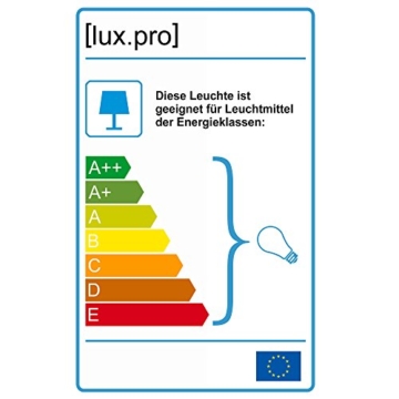 [lux.pro] Stehleuchte Stehlampe (3 x E14 Sockel)(165 cm x 45 cm) Chromfuss + Stoffschirm pink + Kristallbehang Lampe Wohnzimmerlampe Leuchte Standleuchte - 7