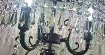 MMM- Stehlampe, Europäischen Luxuriösen Wohnzimmer Schlafzimmer Studie Romantische Kugel Kristall Anhänger Nachttischlampe Lampe Körper Kristall Lampenschirm Stehlampe - 5