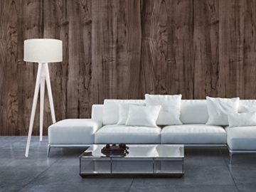 Stehleuchte Jalua F Velours creme & white mit weißem Dreibein aus Holz H: 140cm - 3