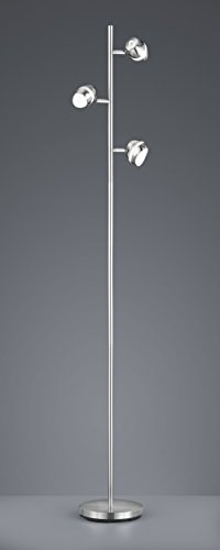 Trio Leuchten 479310307 Shark A++, Stehleuchte, nickel, 3.5 watts, Integriert, Nickel matt, 20 x 24 x 151 cm - 4