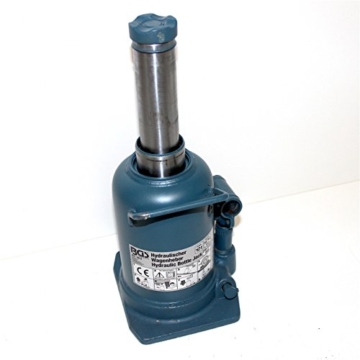 Wagenheber hydraulisch 10 Tonnen 10.000 kg Stempelheber Hydraulikheber 210 bis 520 mm 21 bis 52 cm Hubhöhe. Sehr robuste Ausführung mit Doppelkolben und großer Standfläche, 2 Jahre Garantie. - 5