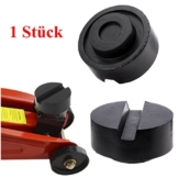 65x25mm Hebebühne Wagenheber, Rangierwagenheber Gummiauflage, Wagenheber Gummiauflage, Wagenheber Hydraulisch Gummiauflage, Gummiauflage Unterstellbock, Schützt Auto Suv vor Kratzern (1 Stück) - 1