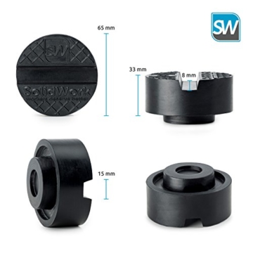 Allrounder Wagenheber Gummiauflage von SolidWork schützt Ihren PKW und SUV dank perfekter Auflagefläche vor Schäden - 2
