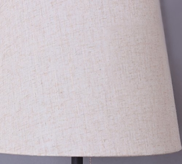 EJYLM Leuchten stehlampe Stehleuchte weiß Schirm E27 aus Eisen und Holz G9 - 7