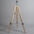 QAZQA Design/Industrie/Industrial/Retro/Stehleuchte/Stehlampe/Standleuchte/Lampe/Leuchte Tripod/Dreifuß Lampe/Dreifuss natur ohne Schirm/Innenbeleuchtung/Wohnzimmer/Schlafzim - 4