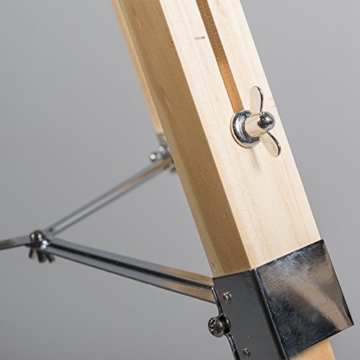 QAZQA Design/Industrie/Industrial/Retro/Stehleuchte/Stehlampe/Standleuchte/Lampe/Leuchte Tripod/Dreifuß Lampe/Dreifuss natur ohne Schirm/Innenbeleuchtung/Wohnzimmer/Schlafzim - 6
