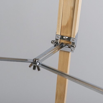 QAZQA Design/Industrie/Industrial/Retro/Stehleuchte/Stehlampe/Standleuchte/Lampe/Leuchte Tripod/Dreifuß Lampe/Dreifuss natur ohne Schirm/Innenbeleuchtung/Wohnzimmer/Schlafzim - 7