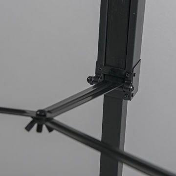 QAZQA Design/Industrie/Industrial/Retro/Stehleuchte/Stehlampe/Standleuchte/Lampe/Leuchte Tripod/Dreifuß Lampe/Dreifuss schwarz ohne Schirm/Innenbeleuchtung/Wohnzimmer/Schlafz - 7