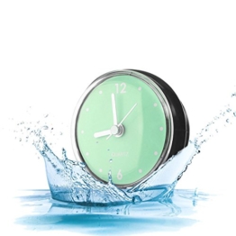 Kreative Badezimmer Uhr Mini Wasserdichte Uhr mit Saugnapf für Badezimmer Küche SPA Sauna C - 1