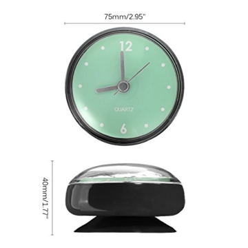 Kreative Badezimmer Uhr Mini Wasserdichte Uhr mit Saugnapf für Badezimmer Küche SPA Sauna C - 4