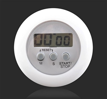 Kurzzeitmesser Eieruhr Küchenuhr Küchentimer LCD Digital Timer +Clip Rund Alarm 99 Min #1692 - 4