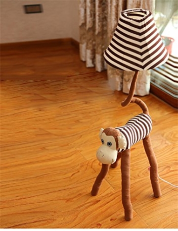 LightSei- Karikatur-reizende kleine Tiere modernes minimalistisches Wohnzimmer-Schlafzimmer Kinderzimmer Gang-Korridor-Eisen-Tuch-Fußboden-Lampen-Licht - 2