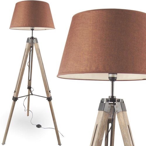 MOJO® Stehlampe Höhenverstellbar Stehleuchte Tripod Lampe Leselampe