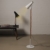 Stehlampe 139cm weiß mit Touch-Sensor Holz Design Modern Lampe Leuchte 3,5m Kabel - 3