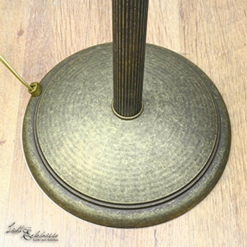 Stehlampe Antik Messing Bronze Handarbeit Premium Maritim E27 Vintage Standleuchte Schlafzimmer Flur Wohnzimmer - 4