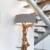 Stehlampe Treibholz BLUMA | Designer Teak Lampe rustikal XL groß Teakholz mit Zertifikat Holzfuß | Driftwood Unikat in Handarbeit | Höhe 180 cm | Lampenschirm: Grau | Wohnzimmer Innenbeleuchtung - 2