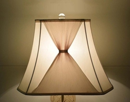 Yool Fabric Shades, Cremig-Weiß Dekorative Kunst Spinning Tuch Mischfarben Stoff Shade Lampe Wand Lampenschirm Home Decoration Shade - 1